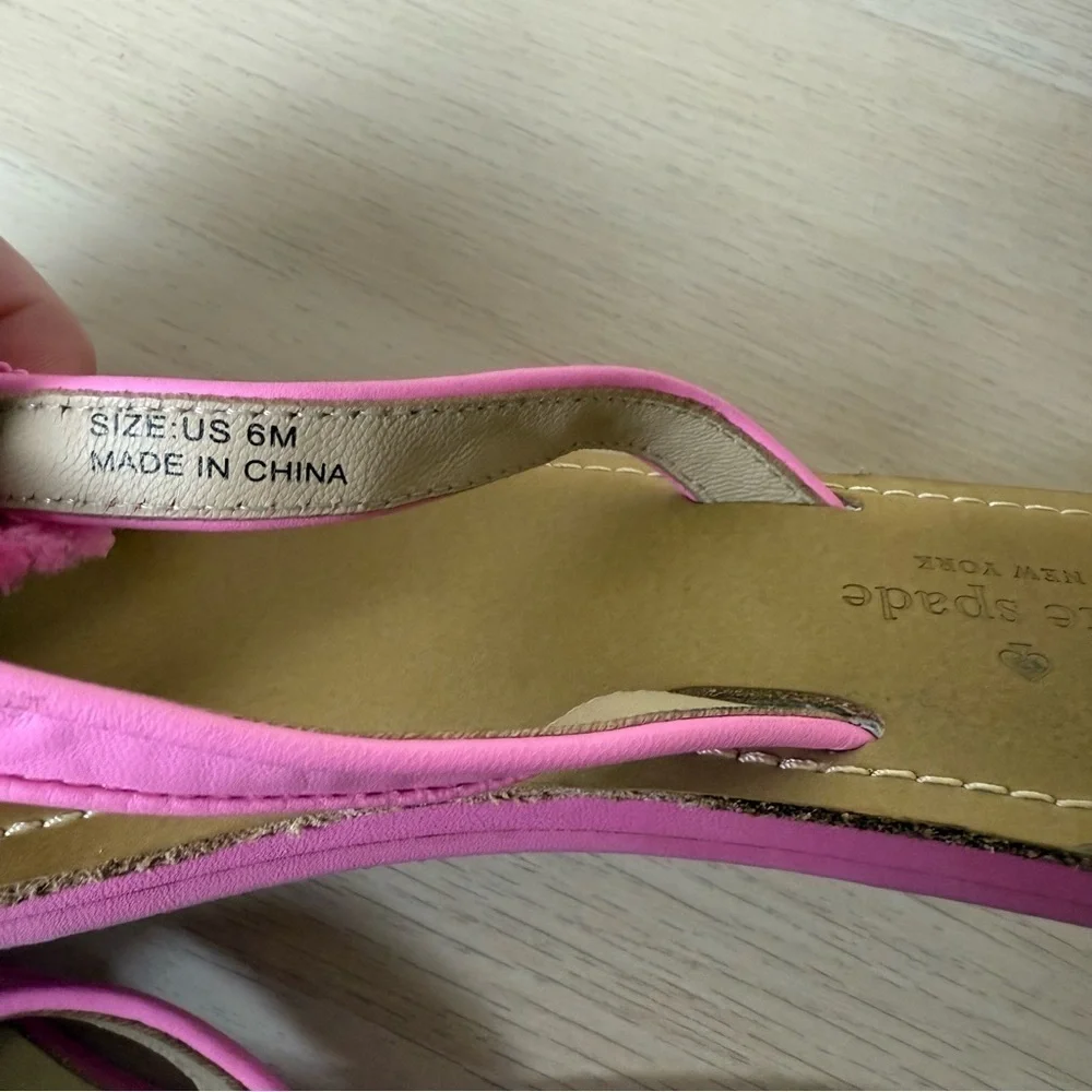 Kate Spade New York Ida Pink Sandals Women’s Size 6